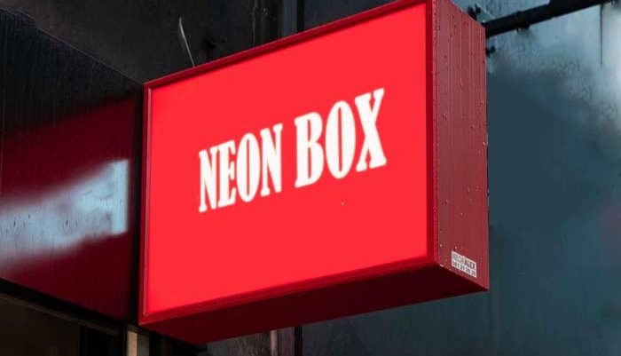 neon box