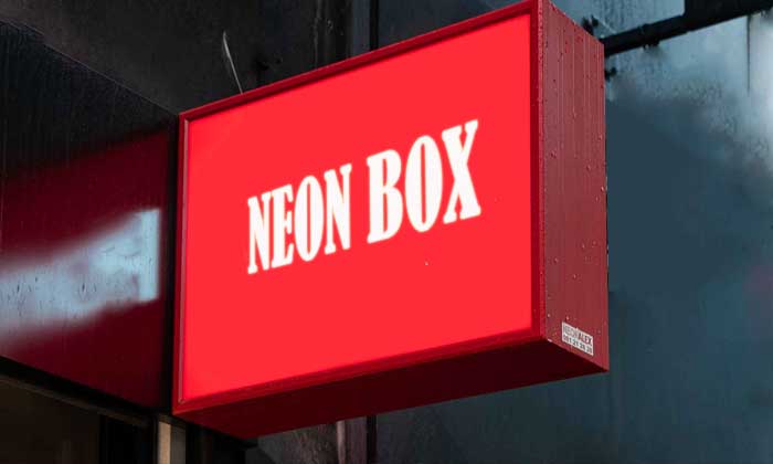 neon box